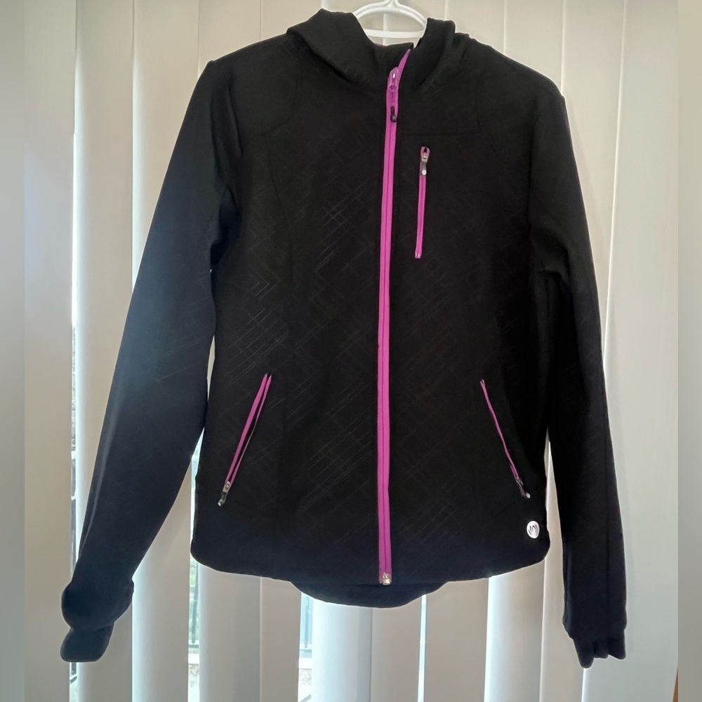 Black Jacket with Purple Accents - Picture 2 of 8